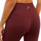 Dusky Maroon High Rise Legging
